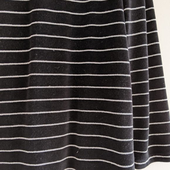 Liz Claiborne Black and Silver Striped Shirt Sz 1X - Picture 5 of 6